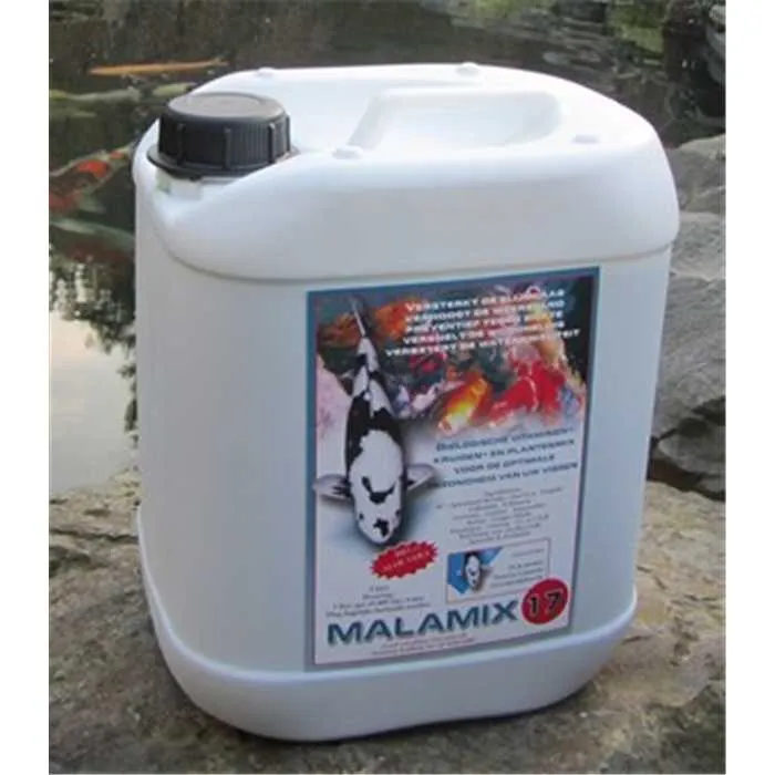 Malamix 17 5litres - Vitamine biologique - Protège et revitalise les poissons - Le plus vendu!