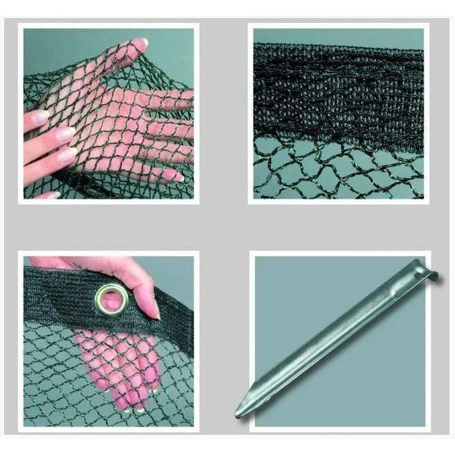 CoverNet 6 x 10M - Filet de protection de haute qualité avec œillets - Velda