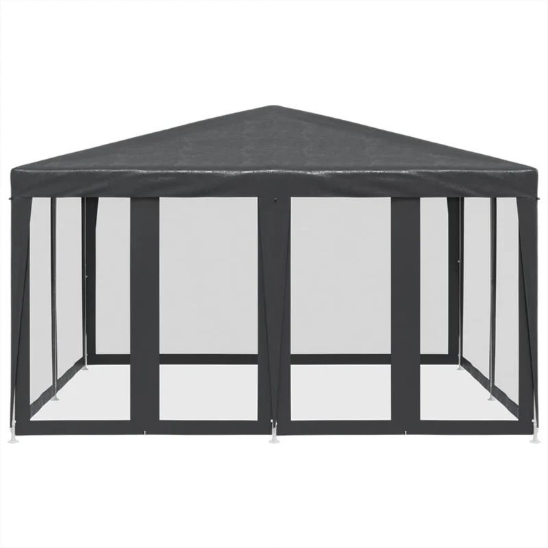 Partytent Met 8 Mesh Zijwanden Hdpe Kleurig