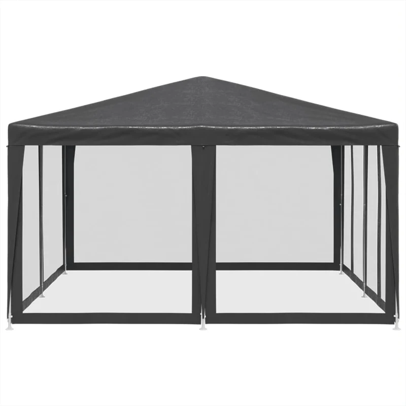 Partytent Met 8 Mesh Zijwanden Hdpe Kleurig