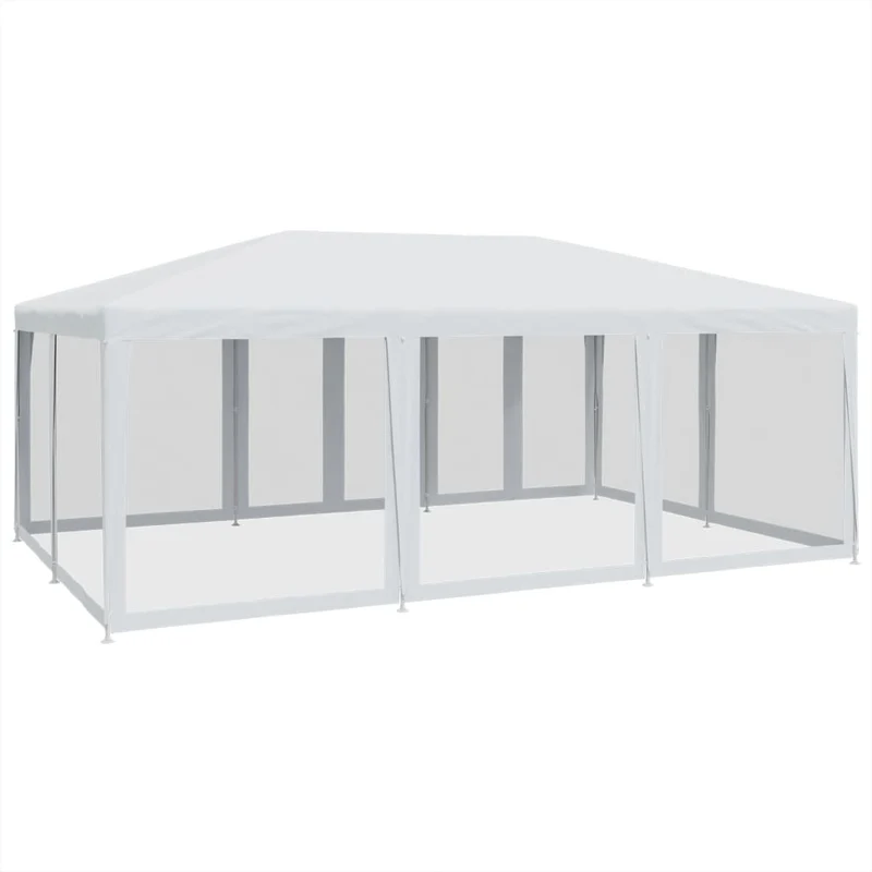 Partytent Met 10 Mesh Zijwanden Hdpe