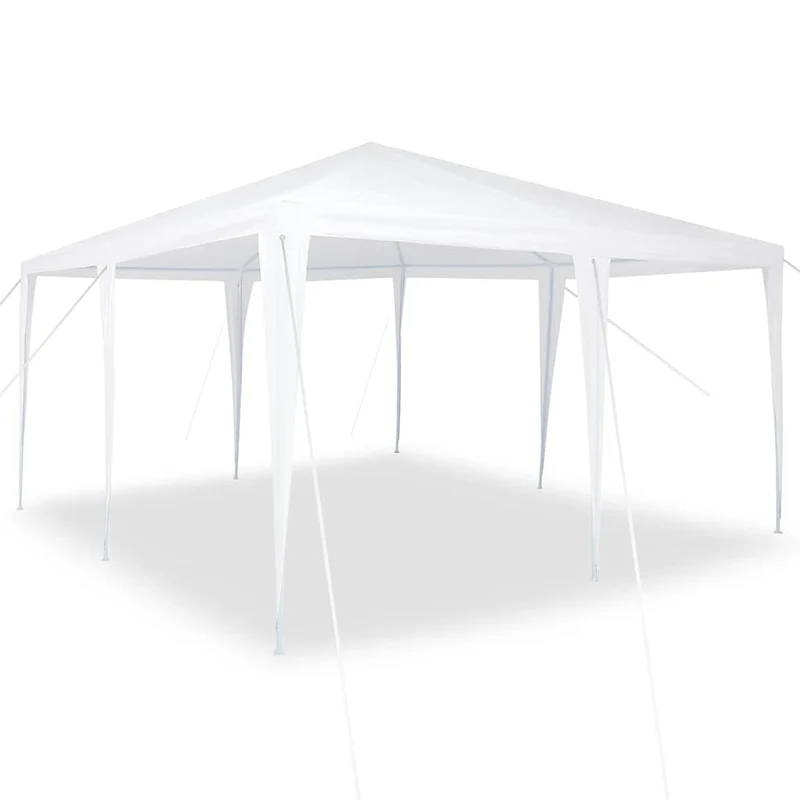 Partytent 400 X 400 X 266 Cm Polyethyleen En Staal
