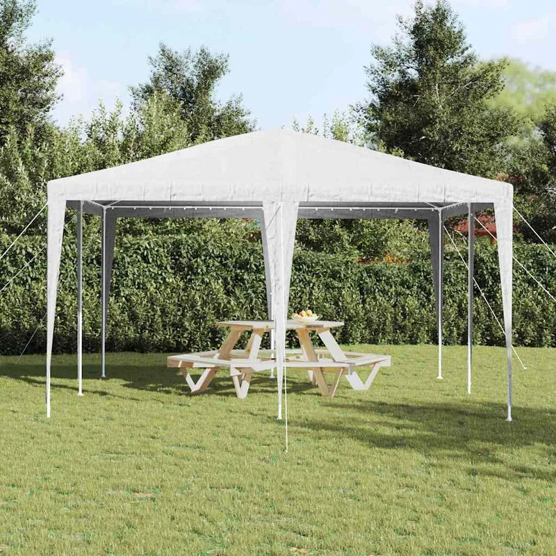 Partytent 400 X 400 X 266 Cm Polyethyleen En Staal