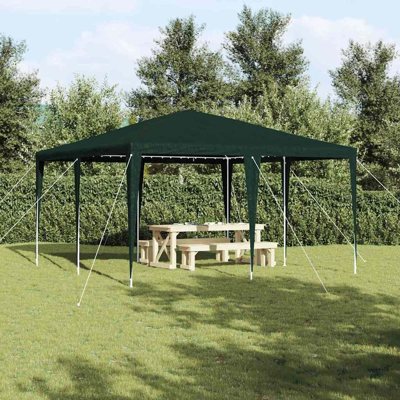 Partytent 400 X 400 X 266 Cm Polyethyleen En Staal