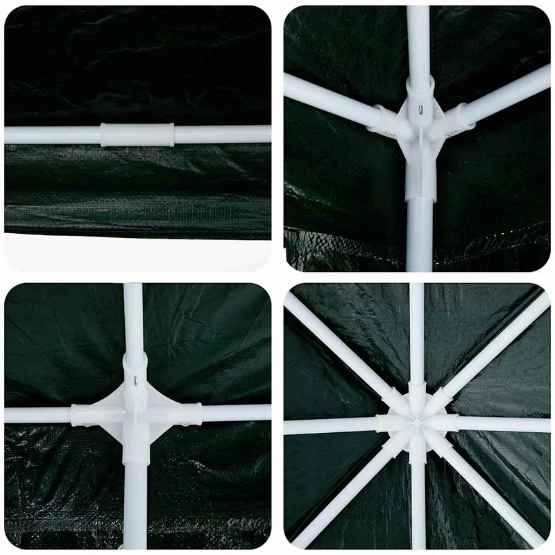 Partytent Groen 800 X 400 X 266 Cm Polyethyleen En Staal
