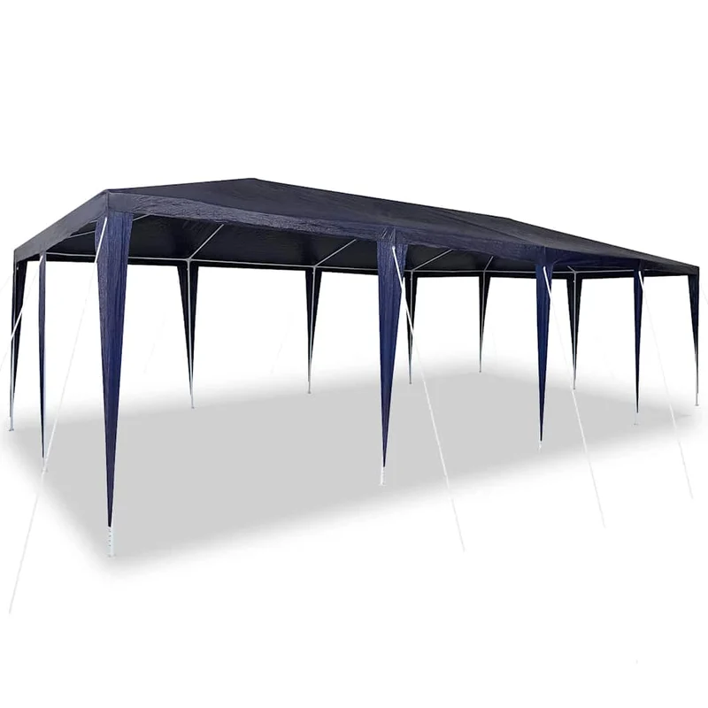Partytent Blauw 800 X 400 X 266 Cm Polyethyleen En Staal