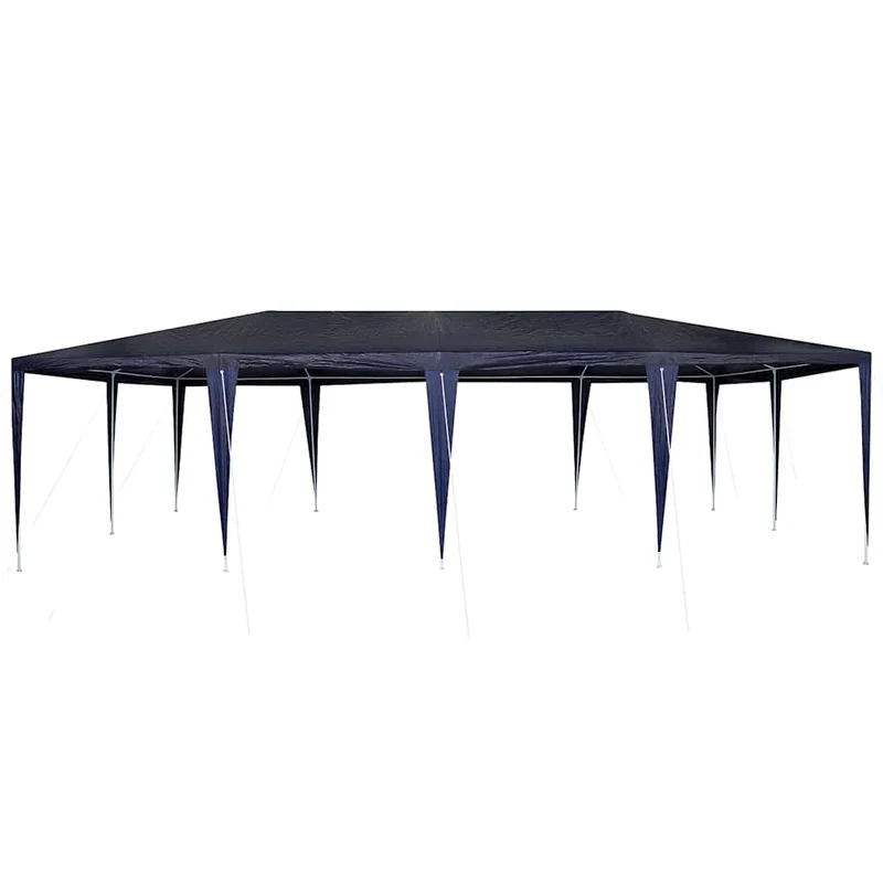 Partytent Blauw 800 X 400 X 266 Cm Polyethyleen En Staal