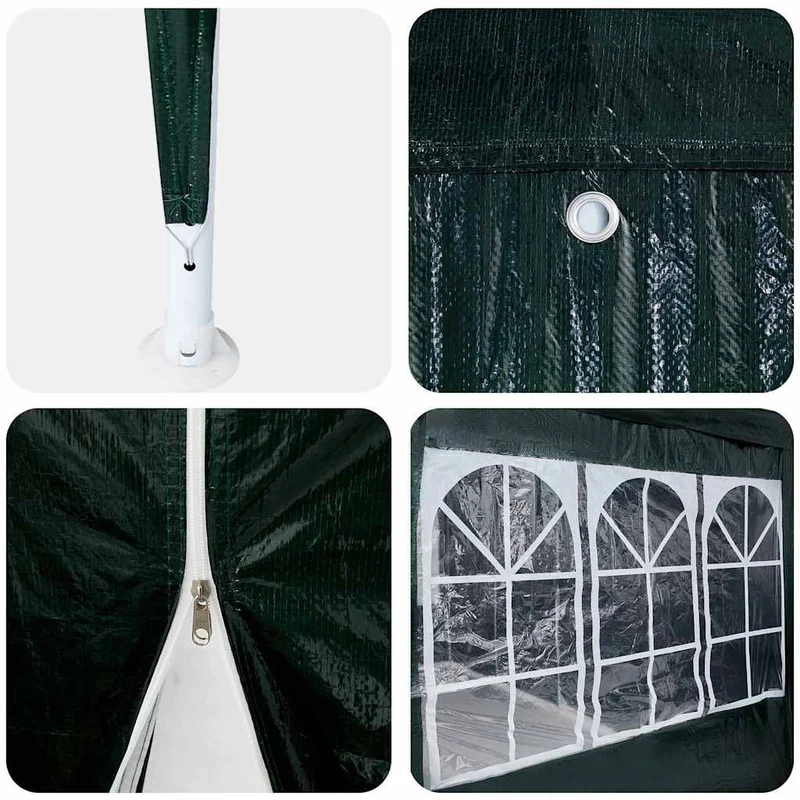 Partytent 600 X 400 X 266 Cm Groen Polyetheen