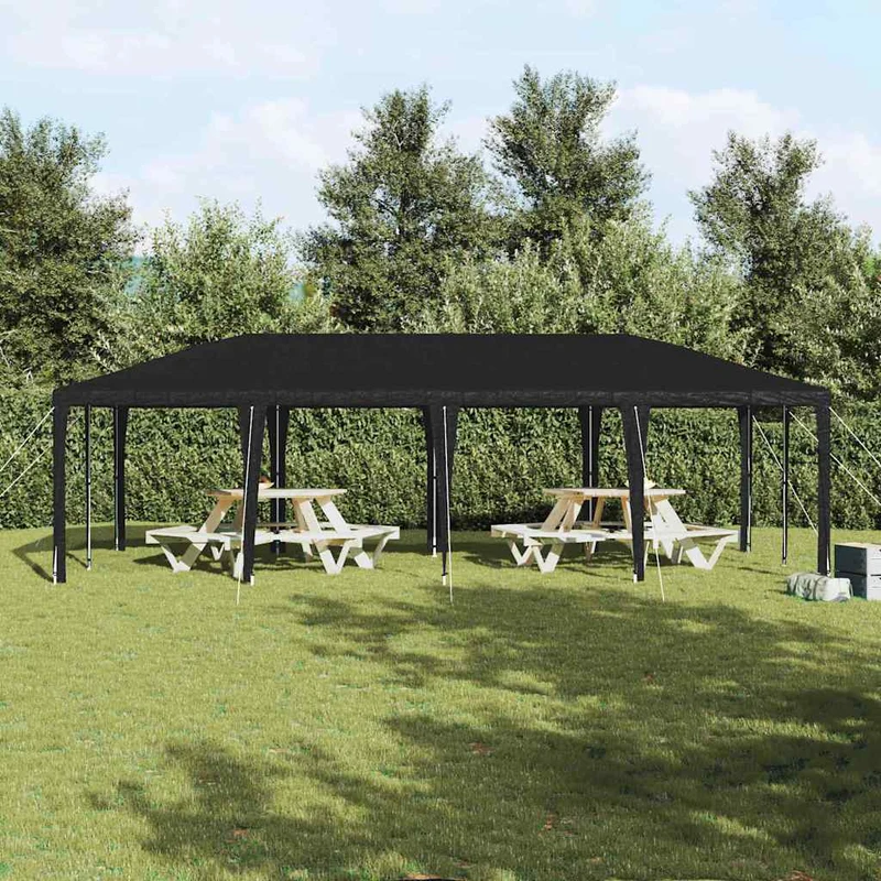 Partytent Antraciet 800 X 400 X 266 Cm Polyethyleen En Staal