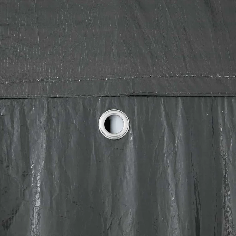 Partytent Antraciet 800 X 400 X 266 Cm Polyethyleen En Staal