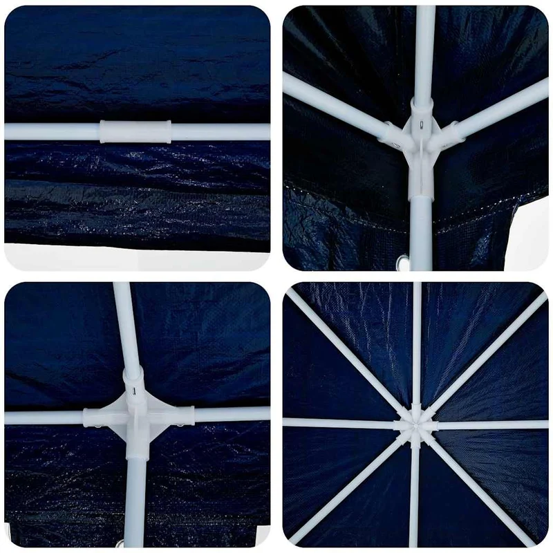 Partytent 800 X 400 X 266 Cm Blauw Polyetheen