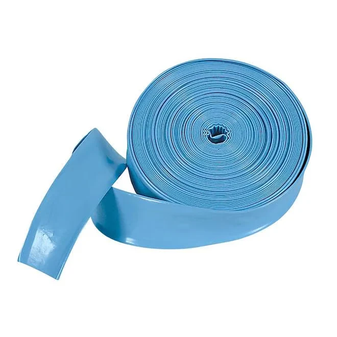 Boyau de vidange CPA pour piscine – 1 1/2 po x 100 pi – Bleu