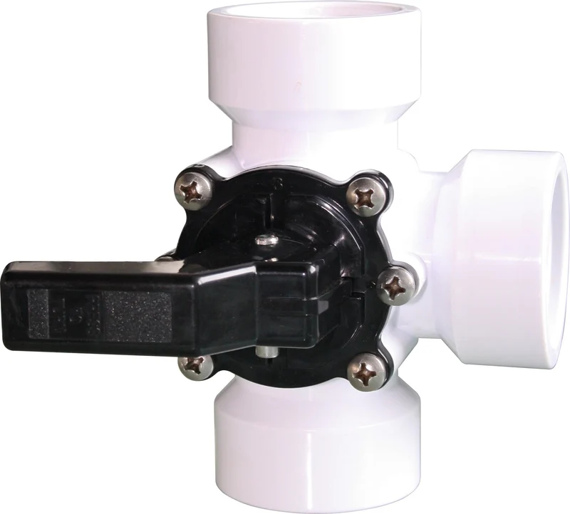 Valve 3 voies 1 1/2 po femelle vissée pour piscine