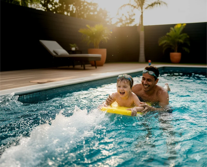 IGarden Swim Jet X35-P60 - nage à contre-courant portable sans file pour piscine
