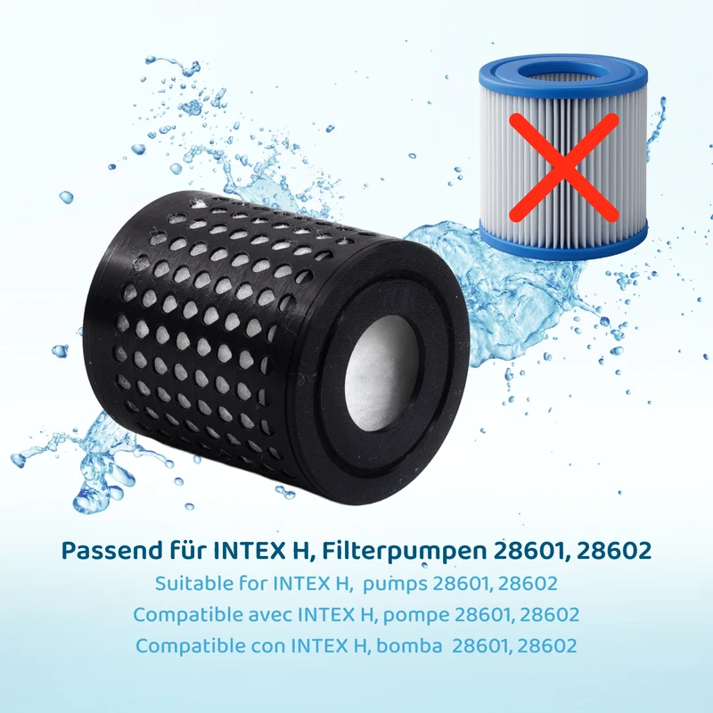 10 Refill-Filter für Intex H Filterbehälter