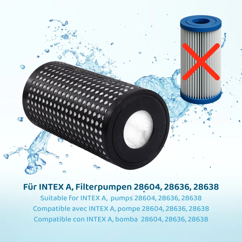 10 Refill-Filter für Intex A Filterbehälter