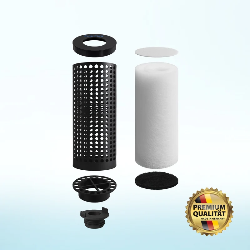PureFlow® LongLife Filterkartusche kurz + Adapter mit Grobgewinde außen