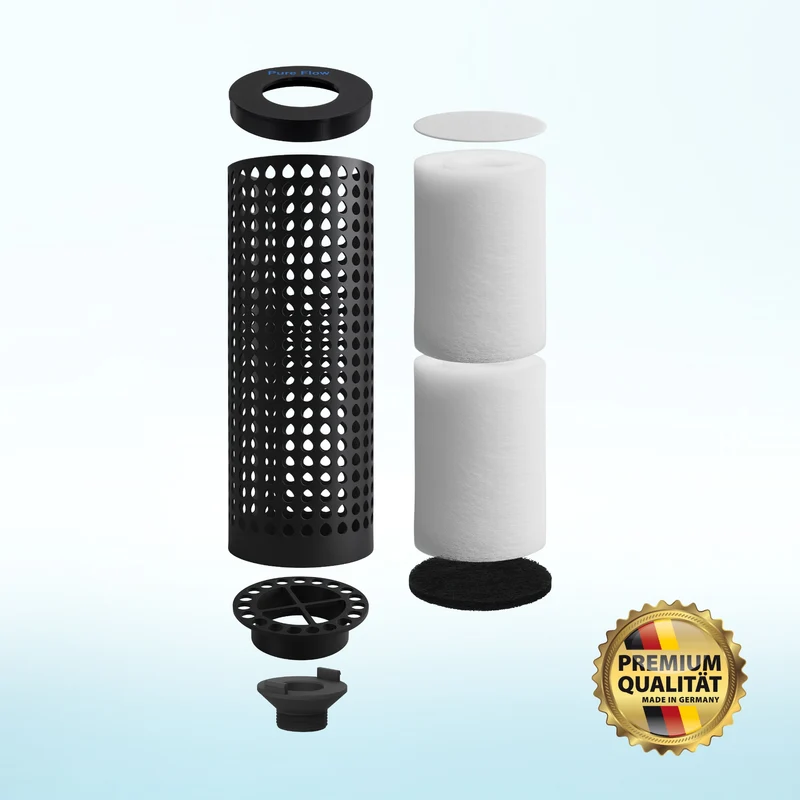 PureFlow® LongLife Filterkartusche lang + Adapter mit Feingewinde 1,5 Zoll