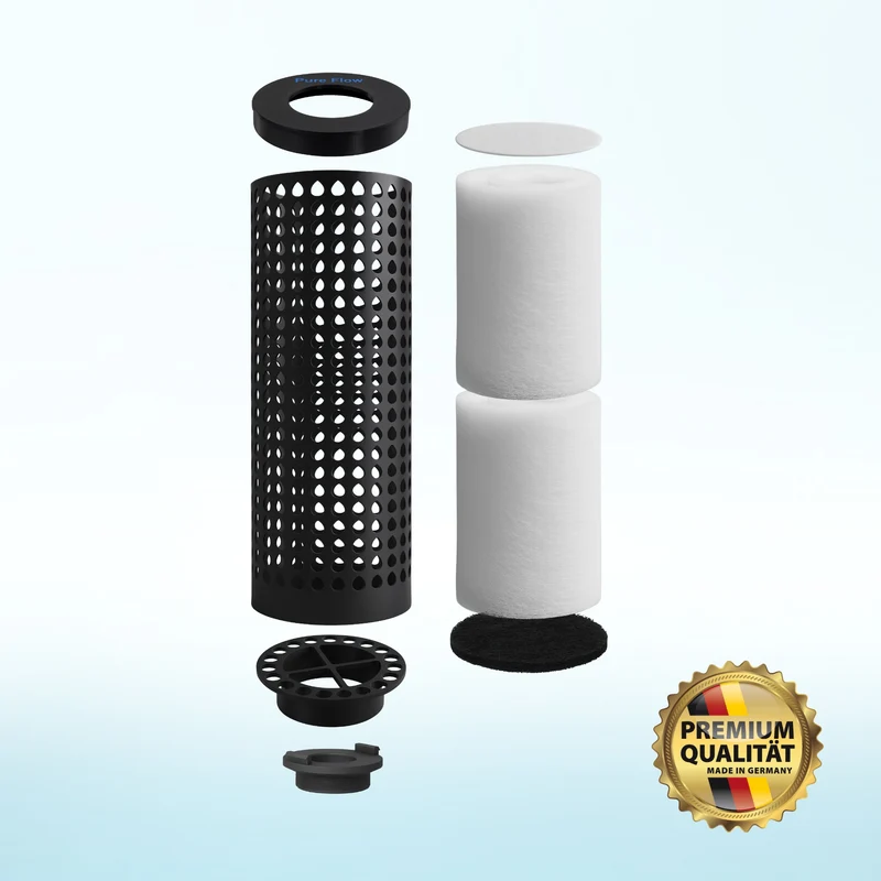 PureFlow® LongLife Filterkartusche lang + Adapter mit Feingewinde 2,0 Zoll