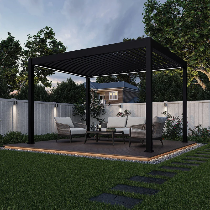 Pergola Ombrella I-Plus motorisée avec Led