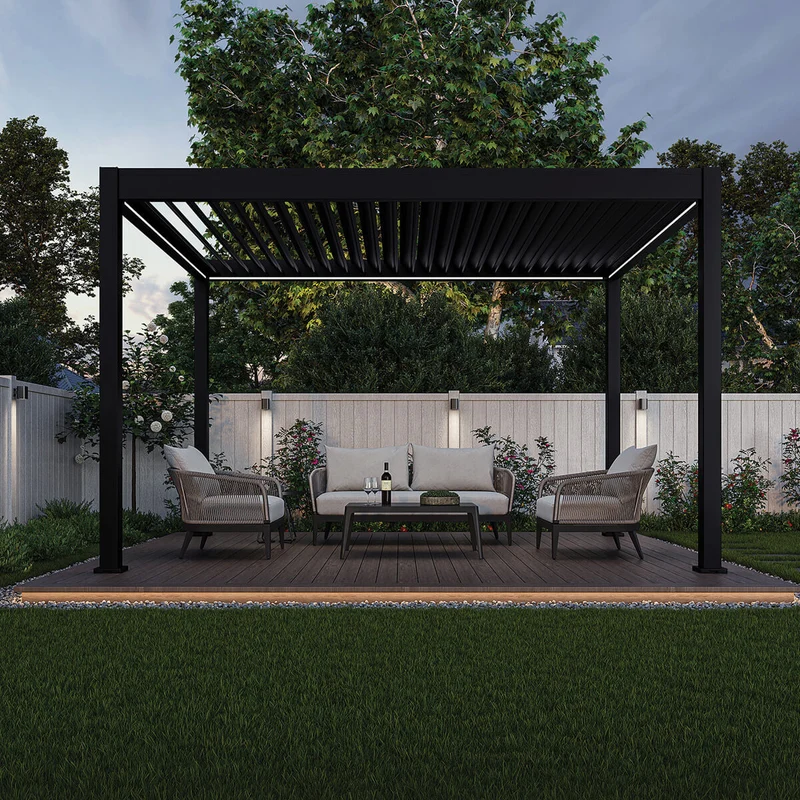 Pergola Ombrella I-Plus motorisée avec Led