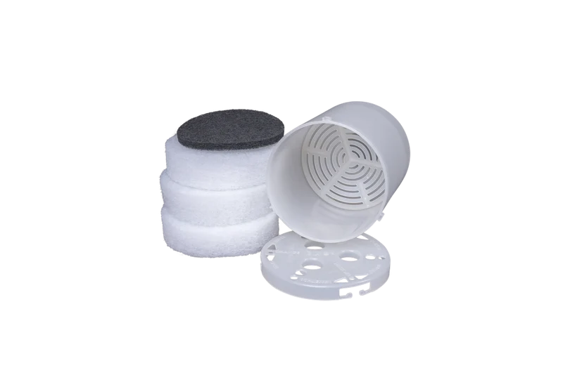 PureFlow EGO-3 Aktiv (Ø15cm - 2 Filter à 3 Disks) inkl. Aktivkohle (2 Stück)