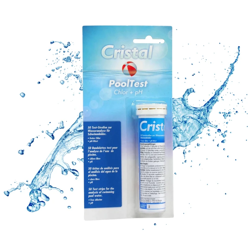 CRISTAL PoolTest - Test-Streifen pH/Chlor