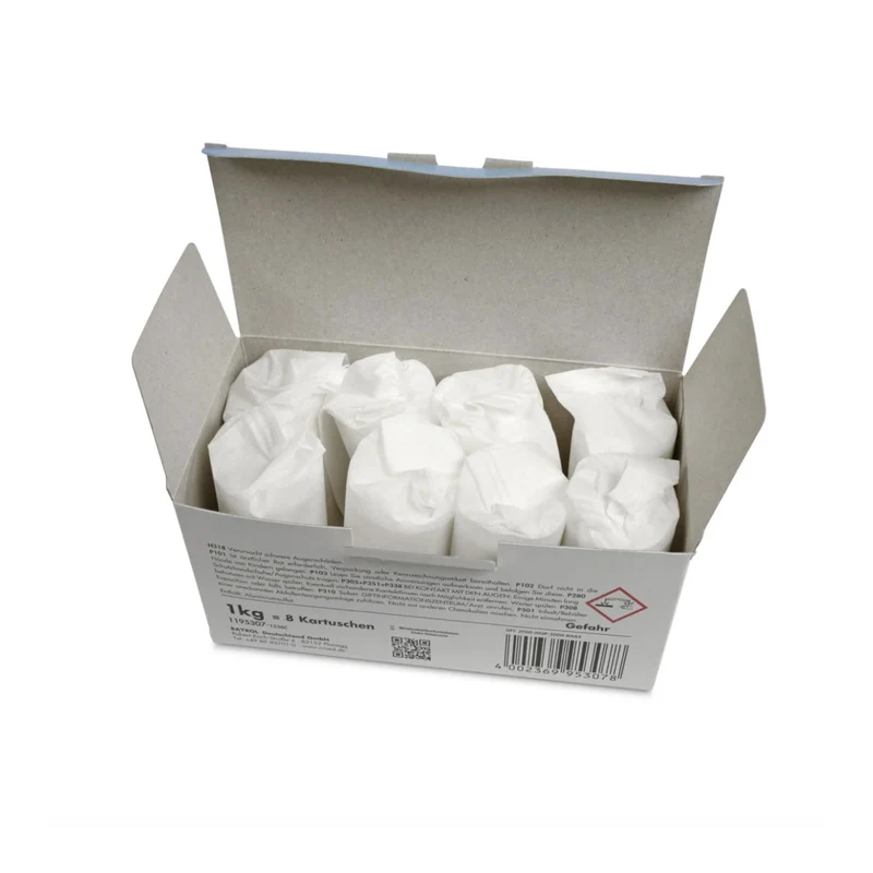 CRISTAL Flockmittelkartuschen 1,0 kg (8 Stk.)
