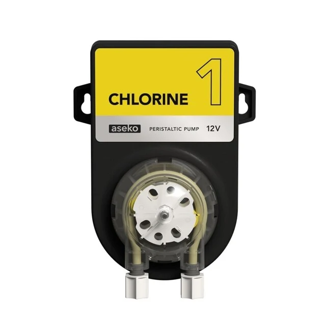 Pompe péristaltique PP60 60ml/min 12/24V - dosage chlorine - entretien automatique