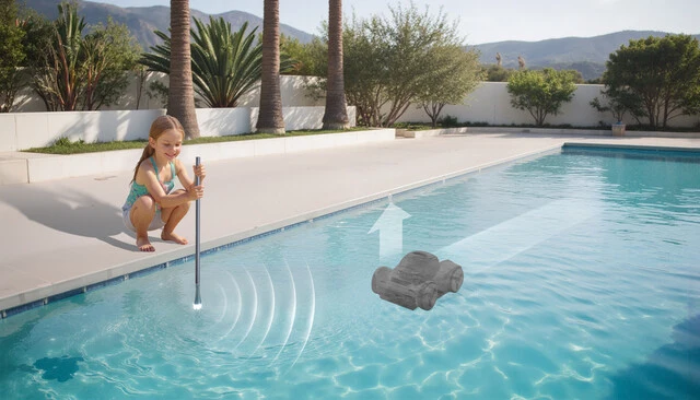 Robot piscine sans fil M1-50 - nettoyage automatique haute performance