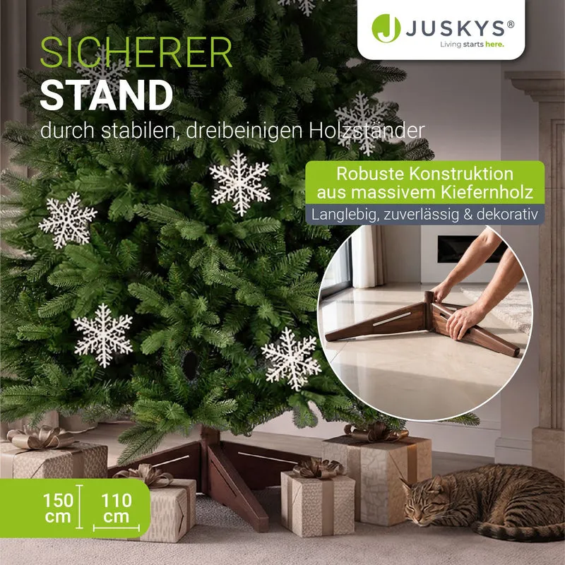 Sapin de Noël artificiel Norvi – aspect Nordmann – 150 à 220 cm