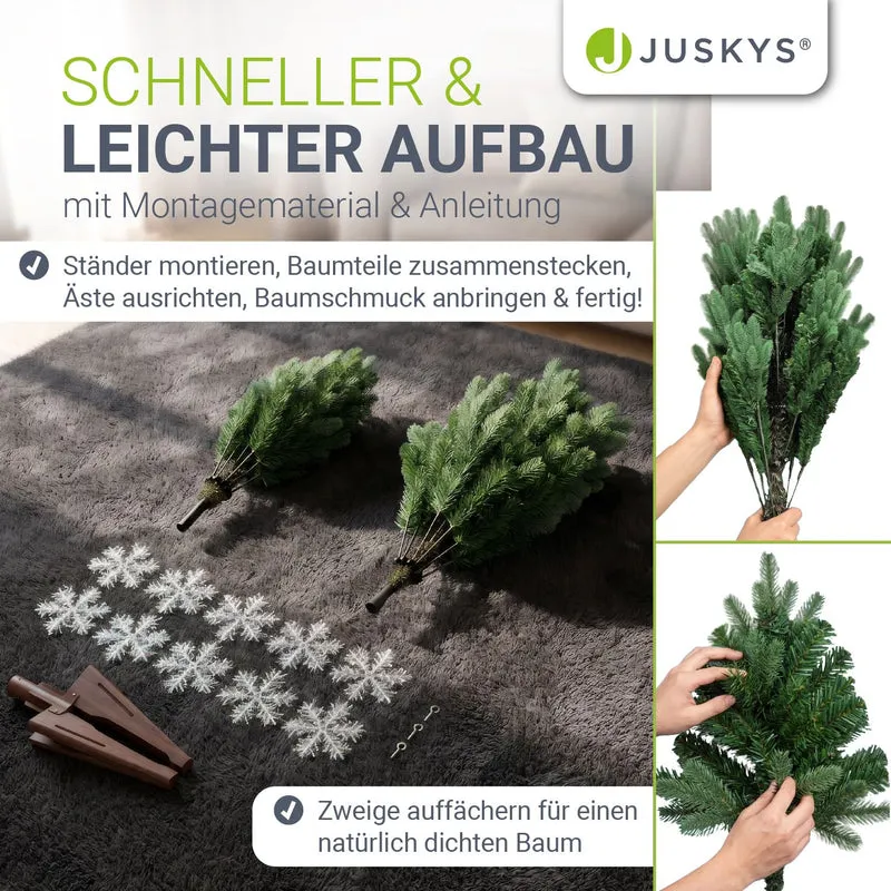 Sapin de Noël artificiel Norvi – aspect Nordmann – 150 à 220 cm