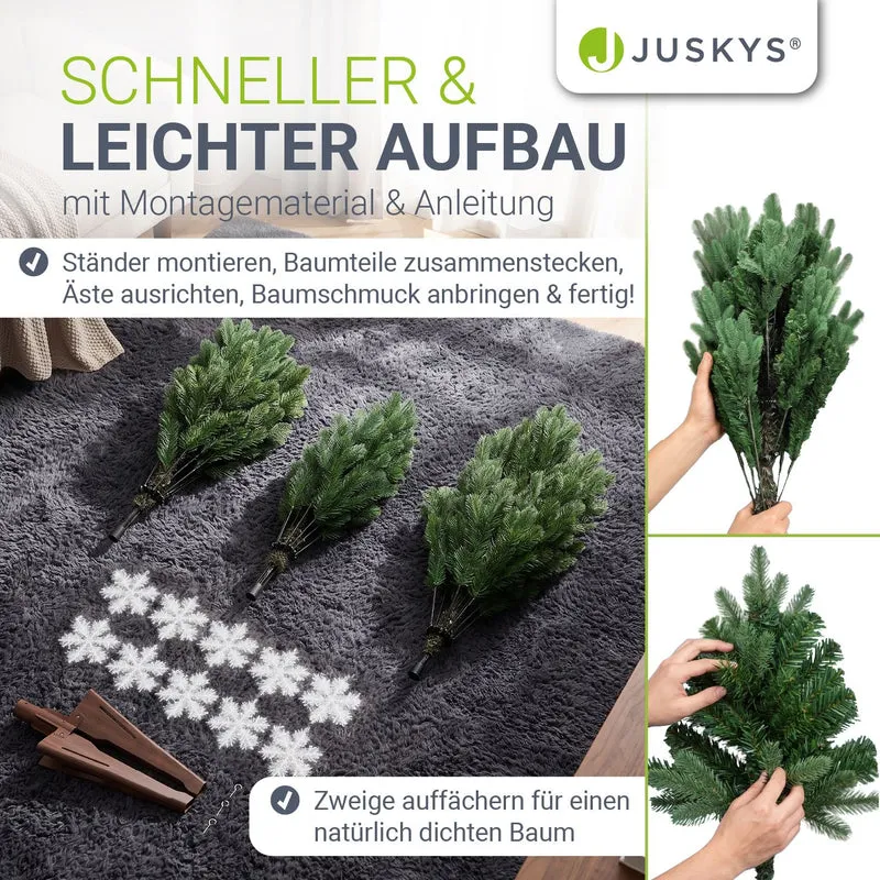 Sapin de Noël artificiel Norvi – aspect Nordmann – 150 à 220 cm