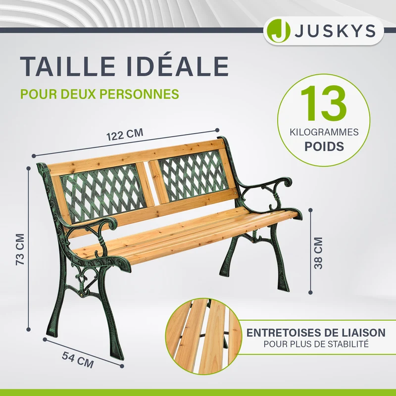 Banc de jardin Sanremo