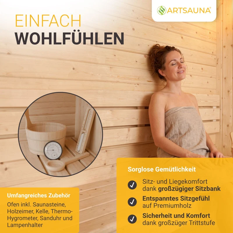 Sauna finlandais Fjora XL