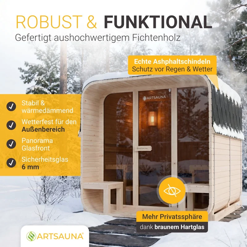 Sauna finlandais Fjora XL