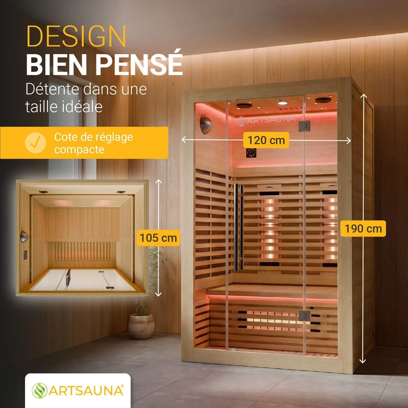 Sauna infrarouge Trondheim 120
