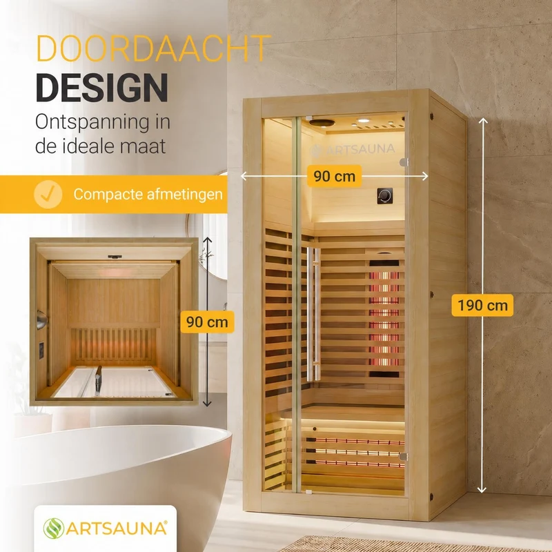 Sauna infrarouge Trondheim 90