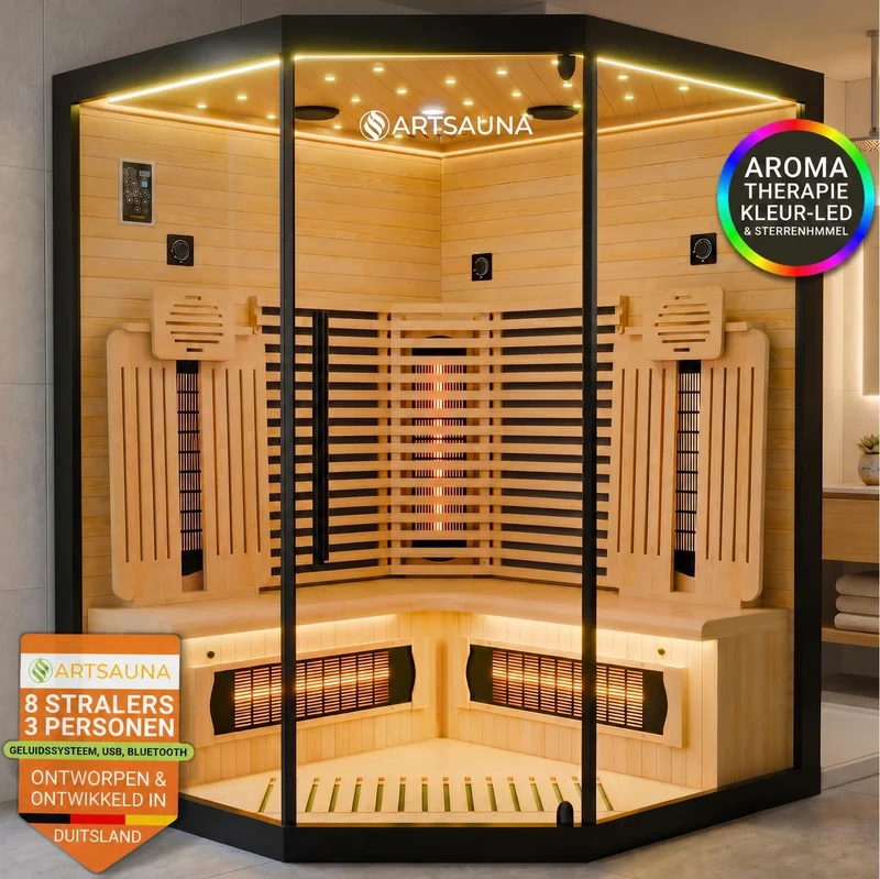 Sauna infrarouge Malmö 140 - noir