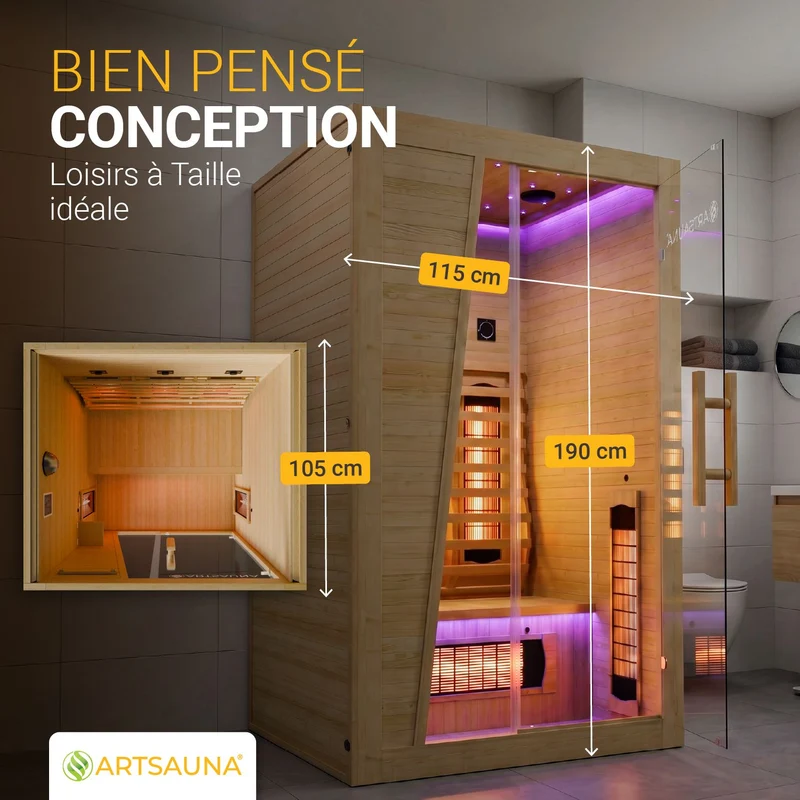 Sauna infrarouge Bergen 115