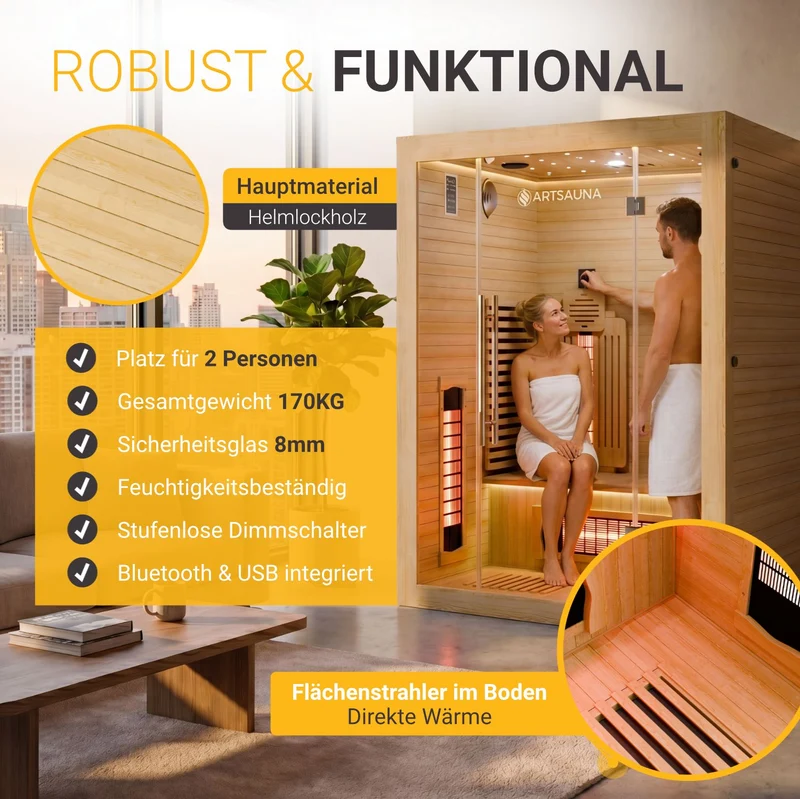 Sauna infrarouge Aarhus 140
