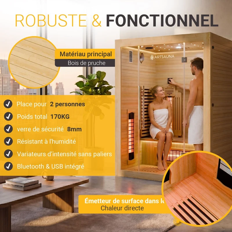 Sauna infrarouge Aarhus 140