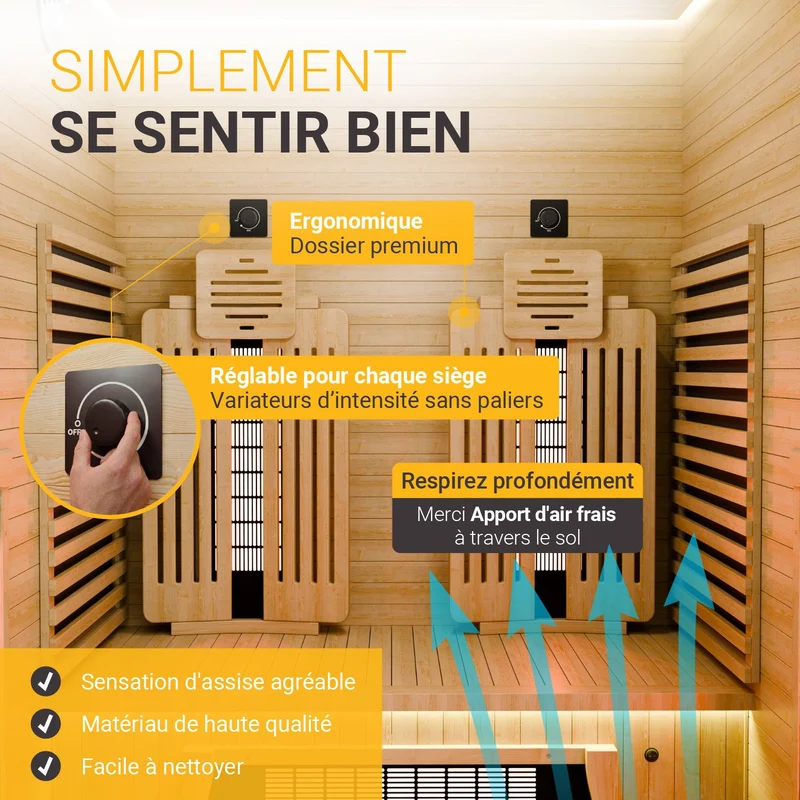Sauna infrarouge Aarhus 140