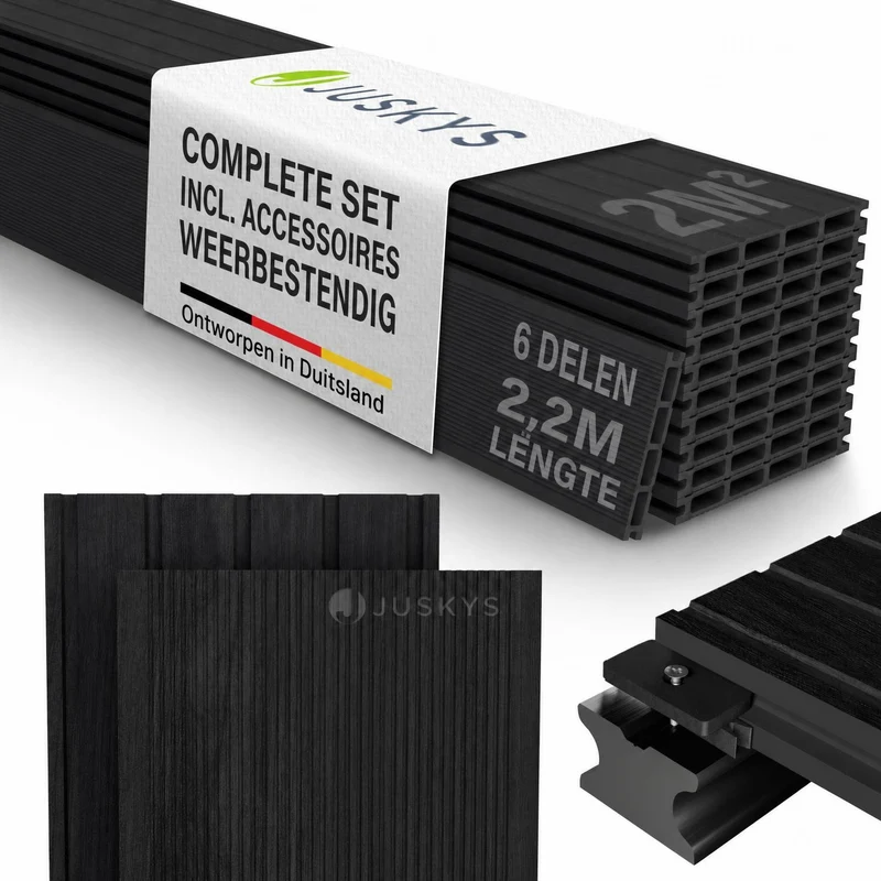 Lames de terrasse en WPC anthracite