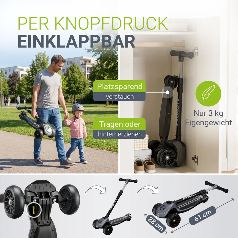 Trottinettes pour enfants pour des aventures en toute sécurité