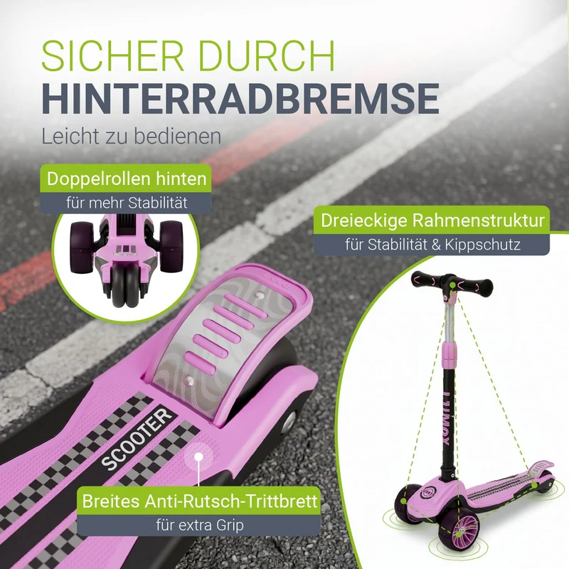 Trottinettes pour enfants pour des aventures en toute sécurité