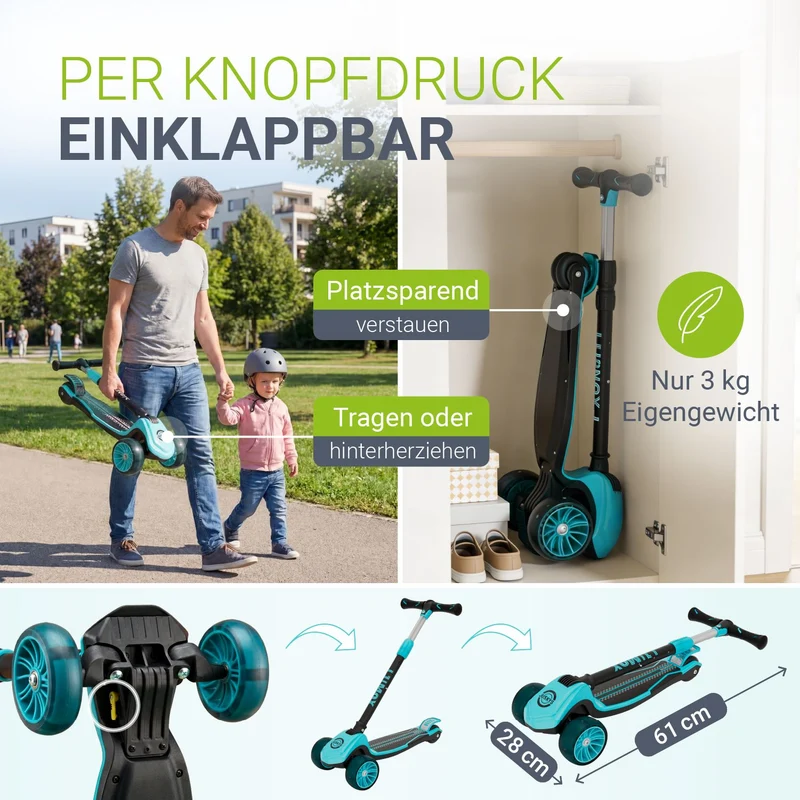 Trottinettes pour enfants pour des aventures en toute sécurité