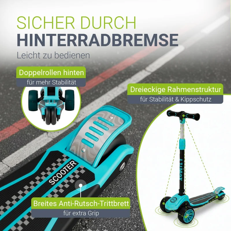 Trottinettes pour enfants pour des aventures en toute sécurité