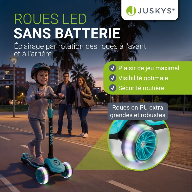Trottinettes pour enfants pour des aventures en toute sécurité