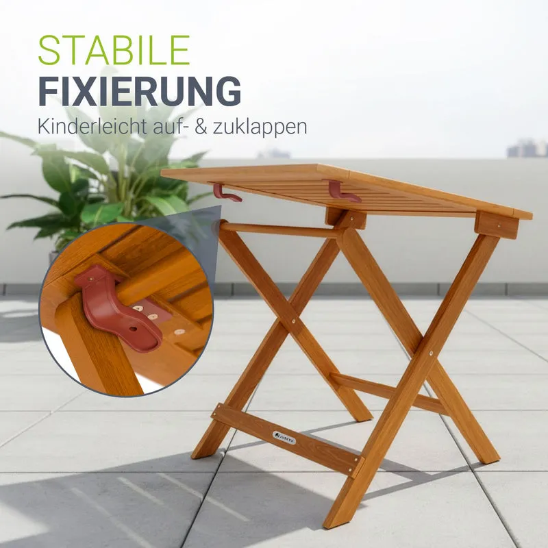 Table en bois pliable Zadar – pour balcon et jardin